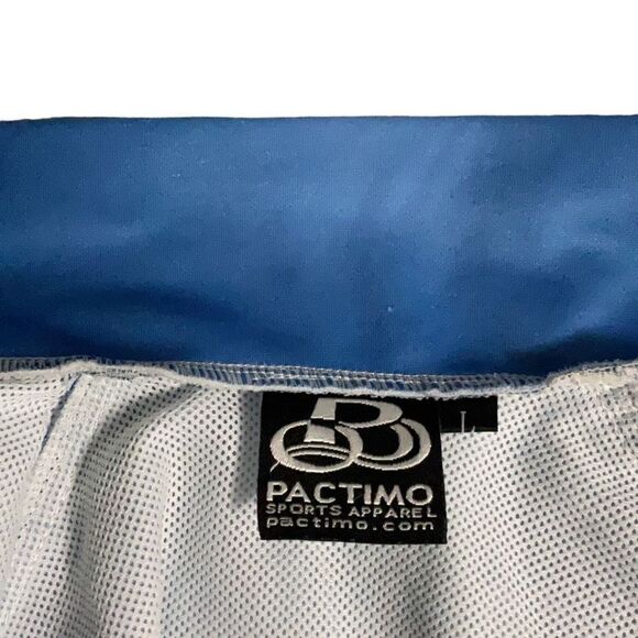 Pactimo Blue Cycling Racing Jacket DWC Racing Zipper Front Long Sleeve Size L - Picture 5 of 5